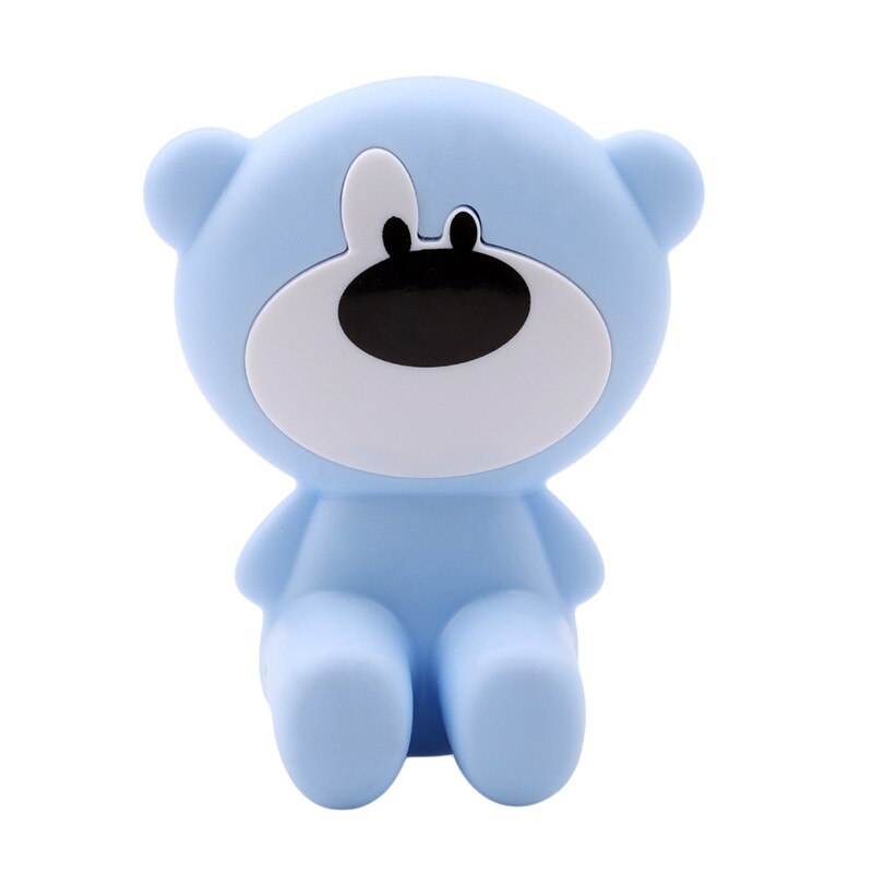 Tarjeta de seguridad creativa para puerta protección de dedos de niño Tarjeta de puerta Tope de puerta de silicona suave dibujos animados Tope de puerta por protectores para bordes y esquinas: blue