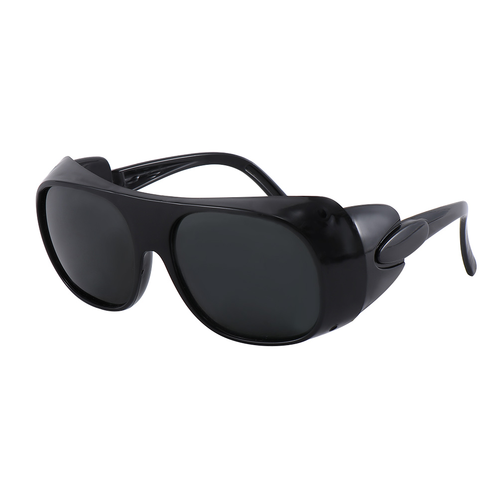 1pcs Safety Goggles Anti-Fog Antisand Windproof Dust Resistant Transparent Saliva Glasses Protective Riding Eyewear: Black