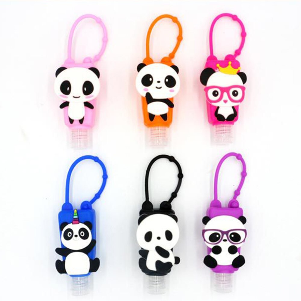 Mini Sanitizer Gel Houder Hervulbare Hand Gel Dispenser Met Sleutelhanger Mini Desinfectie Houder Voor Kinderen School Xmas Hallowee: 6
