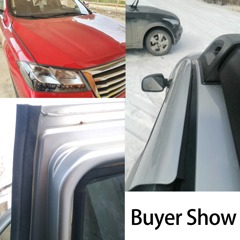 Striscia di tenuta universale per auto tipo Z da 2 m Guarnizione adesiva Trim Isolamento acustico Pilastro Cruscotto Protezione elastica Impermeabile