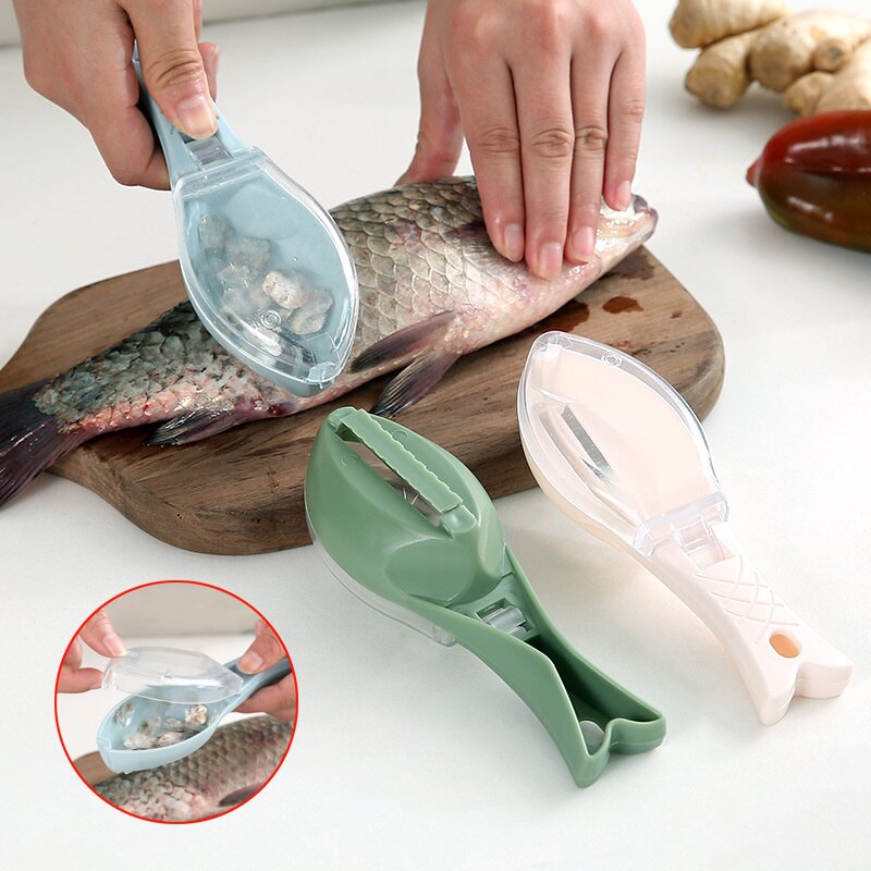 Fish Skin Brush Scraping Brush Grater Quick Disassembly Fish Knife Cleaning Peeling Skin Scraper Fish Bone Tweezers Tool Gadge