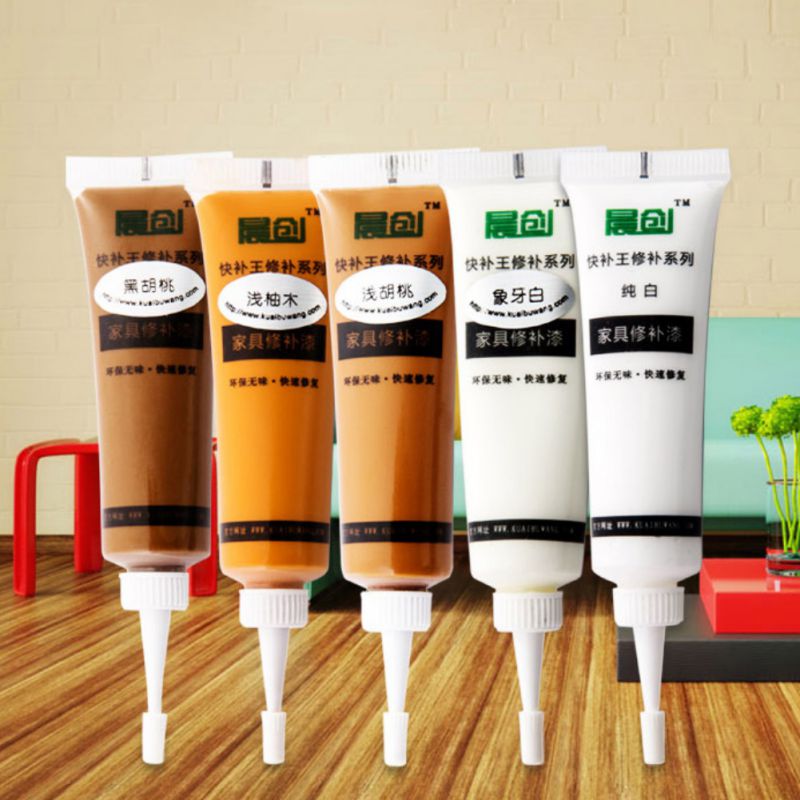 5 Colors Wood Floor Scratch Fast Remover Repair Paint Wood Furniture Refinishing Paste Wax For Furniture,