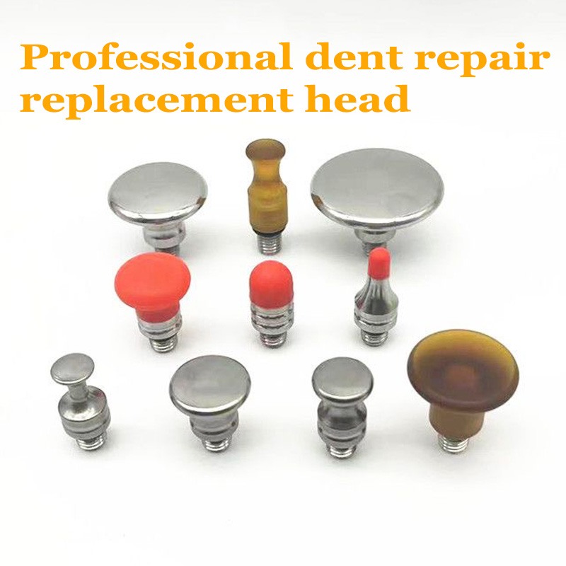 Auto deukreparatietool vervangende kop lichaam deukreparatie afvlakte rubberen accessoires hoofd geschikt voor M8 schroefdraadaansluiting: green