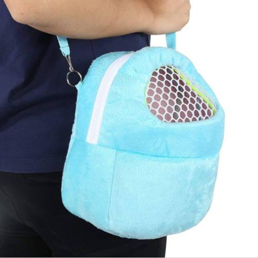 Portabebés pequeño para mascotas, jaula para conejos, hámster, Chinchilla, cobaya, bolsa de transporte, bolsas para mantener calientes las jaulas