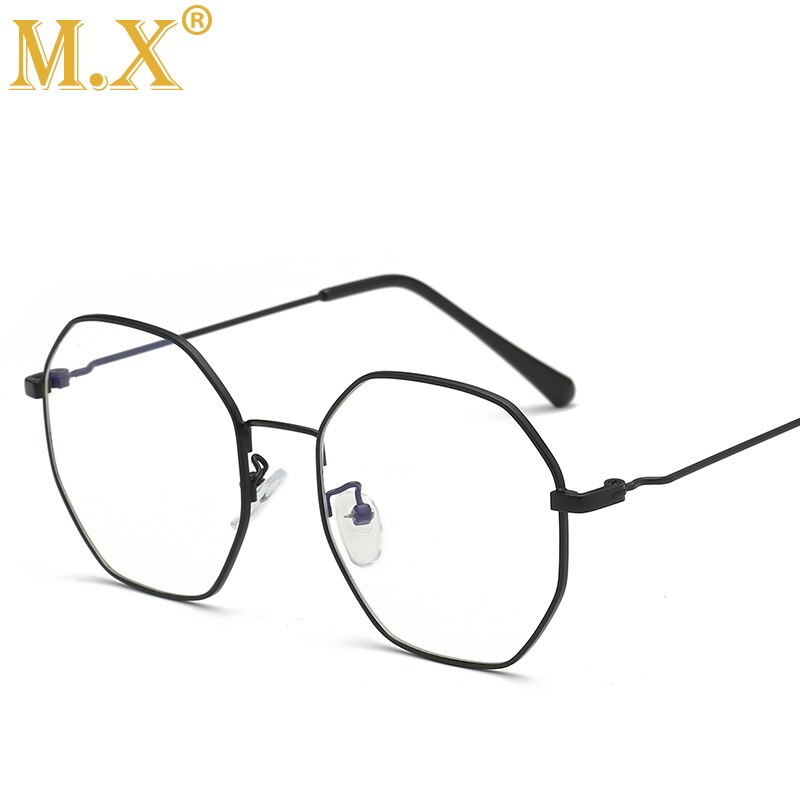 Anti Blue Light Blocking Glasses Women Radiation Polygonal Glasses men Computer Reading Protection Eyeglasses M6275: Black