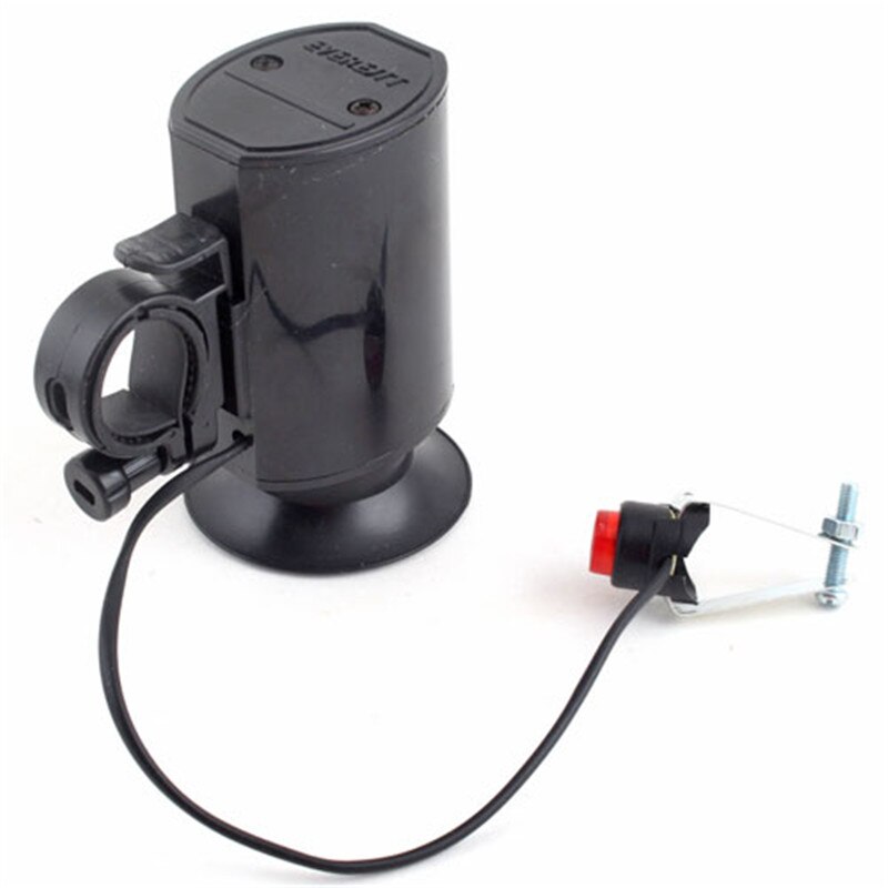6 Klinkt Ultra-Luid Fiets Elektronische Bel Hoorn Waterdichte Zwarte Fiets Waarschuwing Bell Speaker Fiets Accessoires