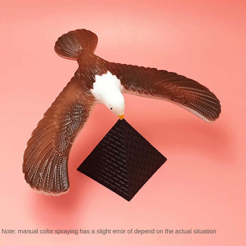 1Pc Magic Behouden Balans Balans Eagle Vogel Speelgoed Home Office Plezier Leren Gag Speelgoed Voor Kid Willekeurige Kleur: C