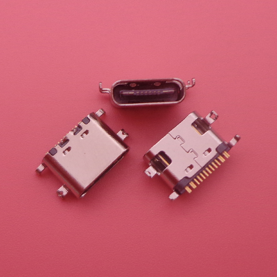 Connecteur de charge pour Lenovo Tab M10 tb-x605l 12 broches Type C, Micro USB C 3.1 femelle, port d&#39;alimentation (coupé), 2 pièces