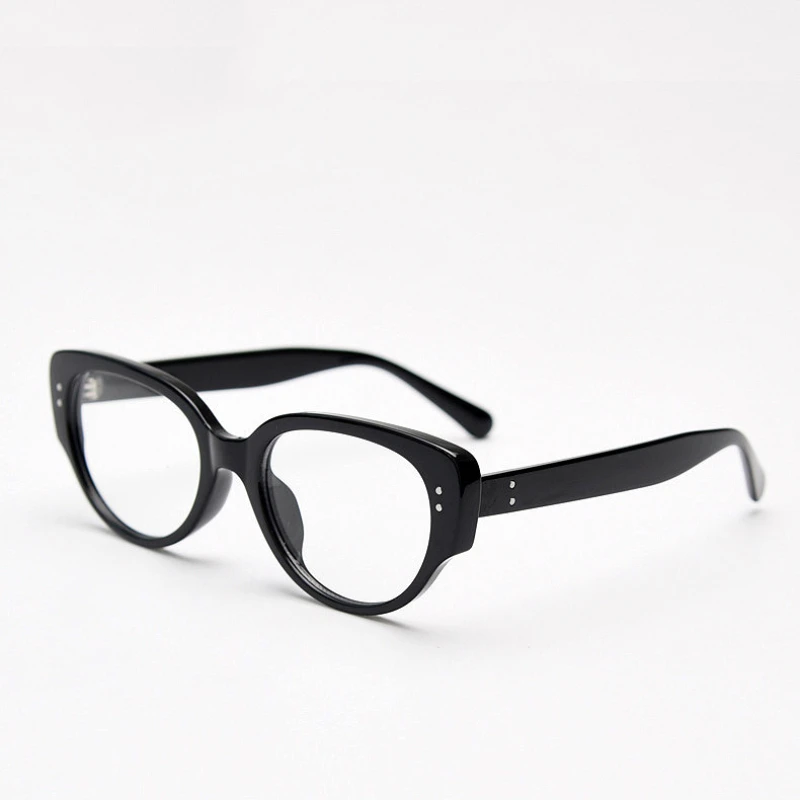 Gafas de miopía con acabado de ojo de gato de lujo, gafas graduadas Unisex para miopía, gafas antiluz azul con menos dioptrías
