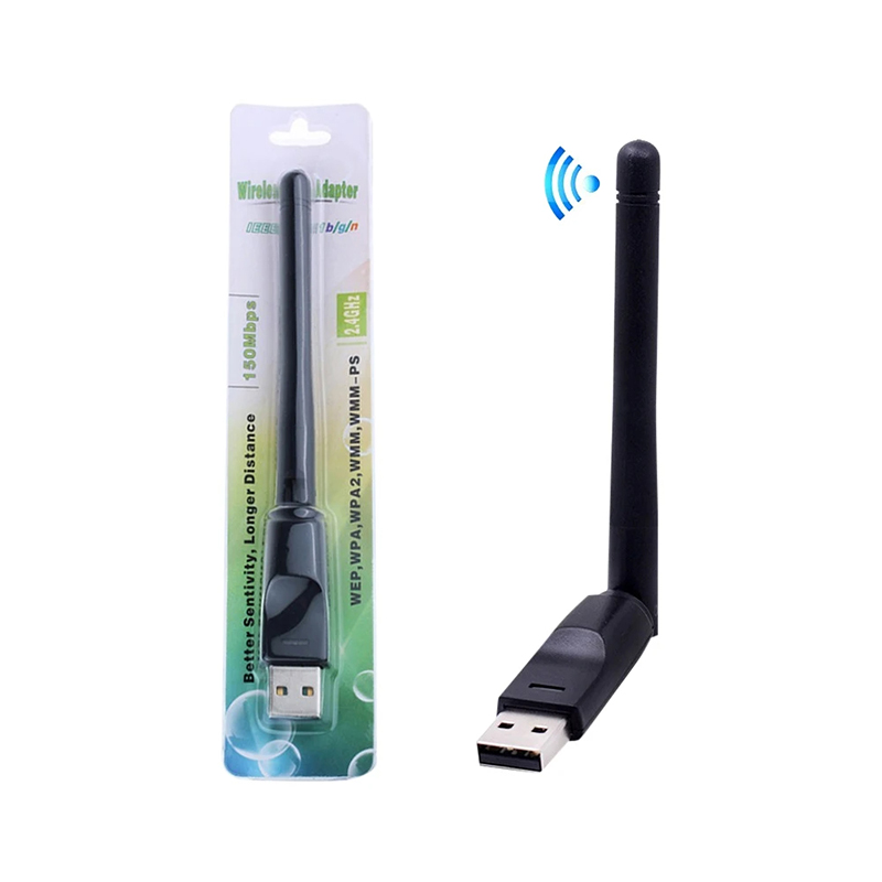 150Mbps Mini USB WiFi Adapter MT7601 RTL8188 Draadloze Netwerkkaart wifi Ontvanger Dongle 802.11 b/g/n voor PC Laptop Windows 2.4G