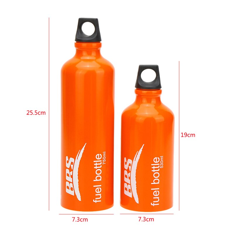 530 ml/750 ml Camping extérieur essence kérosène huile bouteille alcool liquide gaz carburant Storager randonnée escalade Organization