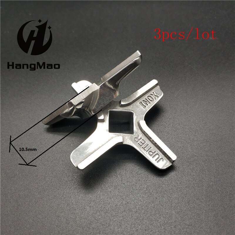 ss304 2 Pieces Meat Grinder Parts 8 Blade Mincer Knife food processor