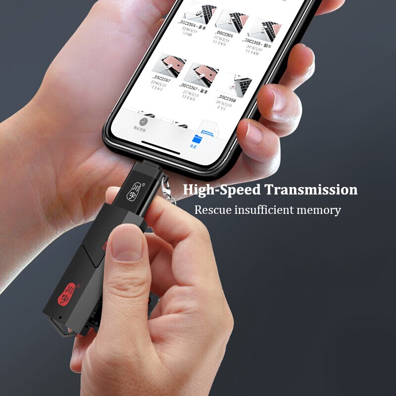 IOS 13 OTG USB Adapter For iPhone 11 Pro XS Max XR X 8 7 6s Plus For iPad Converter to USB 3.0 Charging Adapter