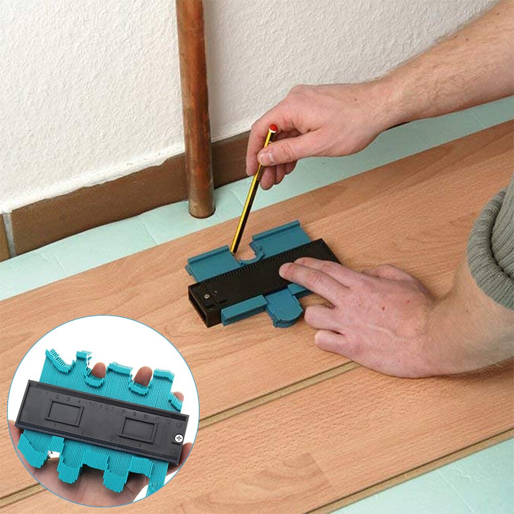12/14/25Cm Saker Contour Gauge Profile Tool Shape Contour Duplication Gauge Tool Plastic Irregular Shaper Profile Ruler Marking