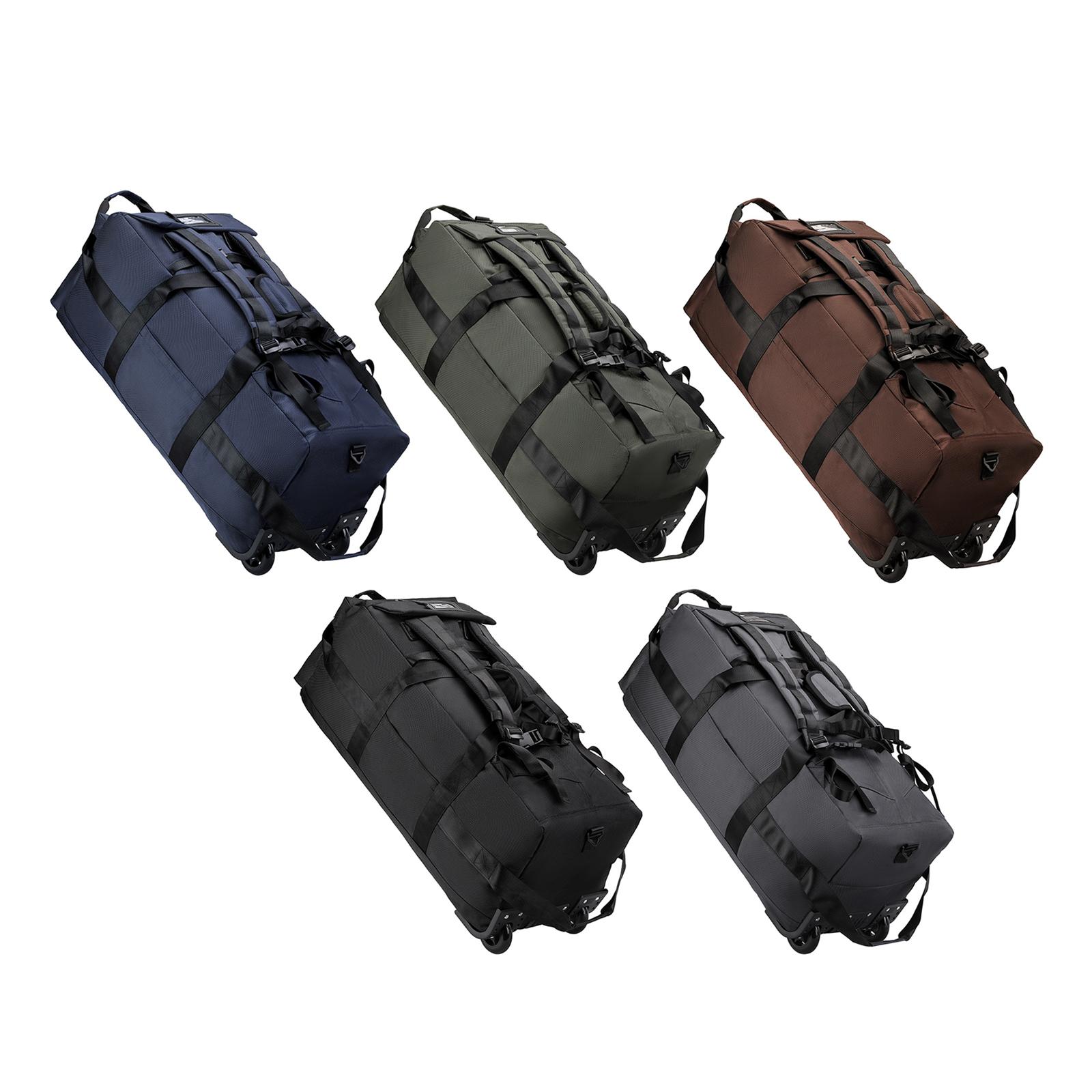 Borsone con ruote Valigia pieghevole per borsa da campeggio in spiaggia da viaggio