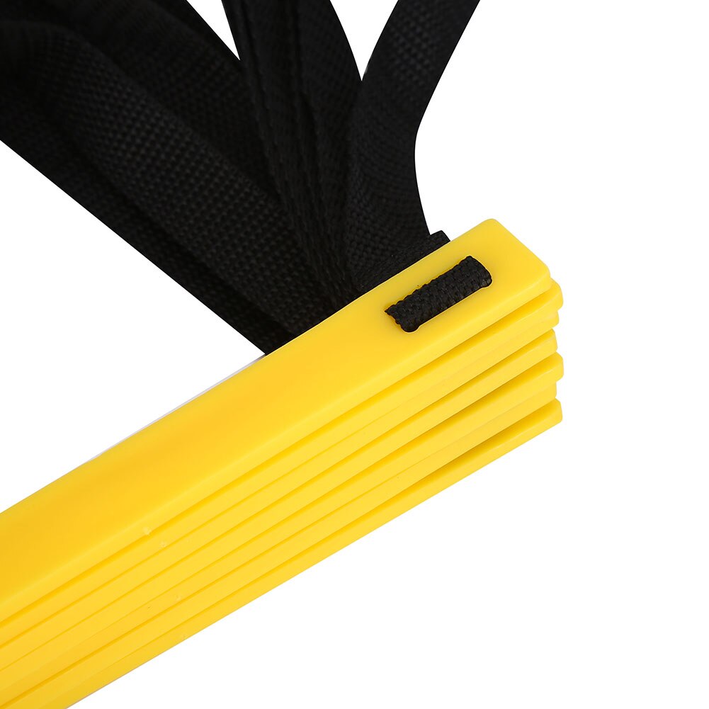 Adjustable Outdoor Soccer Football Training Ladder Durable Agility Ladder for Speed Training Fitness Football Agile Pace Black