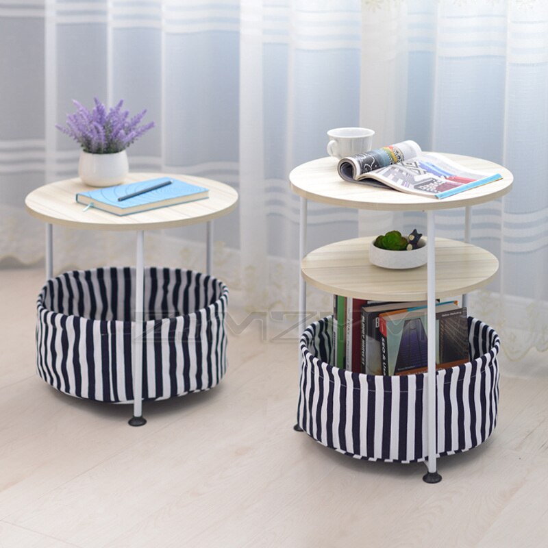 simple round coffee table living room telephone table mobile sofa small coffee table notebook table bedside table