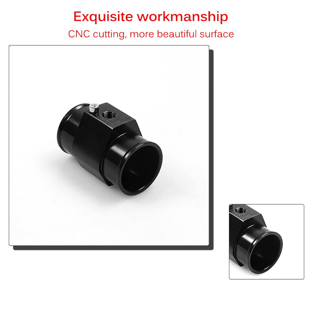 Durable Water Temp Gauge Radiator Temperature Aluminum Water Temp Joint Pipe Sensor 40mm 36mm 34mm 30mm 28mm Hose Adapter