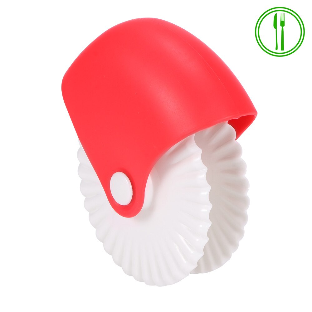 JUSHFO Gebäck Rad Cutter Nudel Hersteller Gitter Rolle Docker Teig Cutter Werkzeug Küche Helfer DIY Teig Schneiden Werkzeuge 1PC: Welle Muster