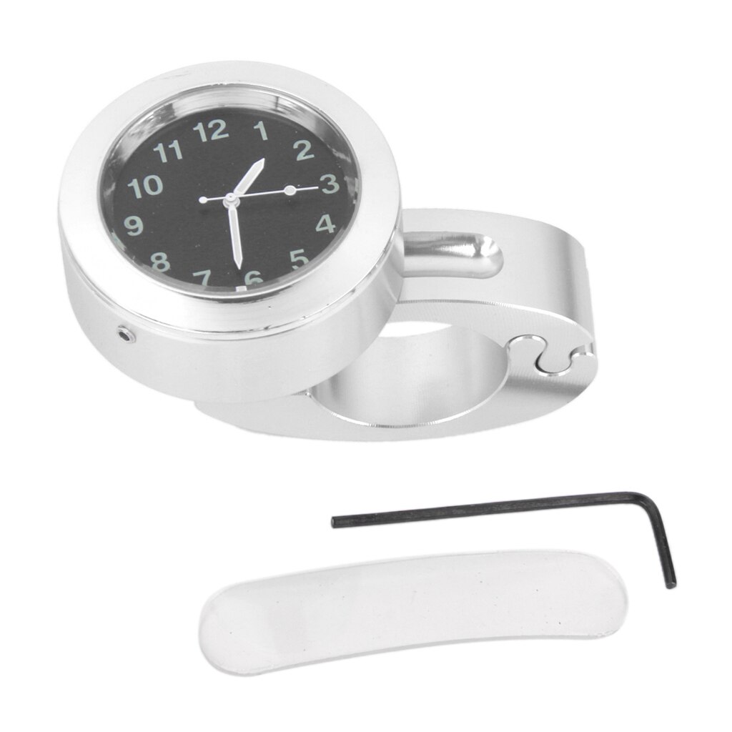 1x Motorcycle Clock Fit most of the motorcycle with 7/8" or 1" handlebar