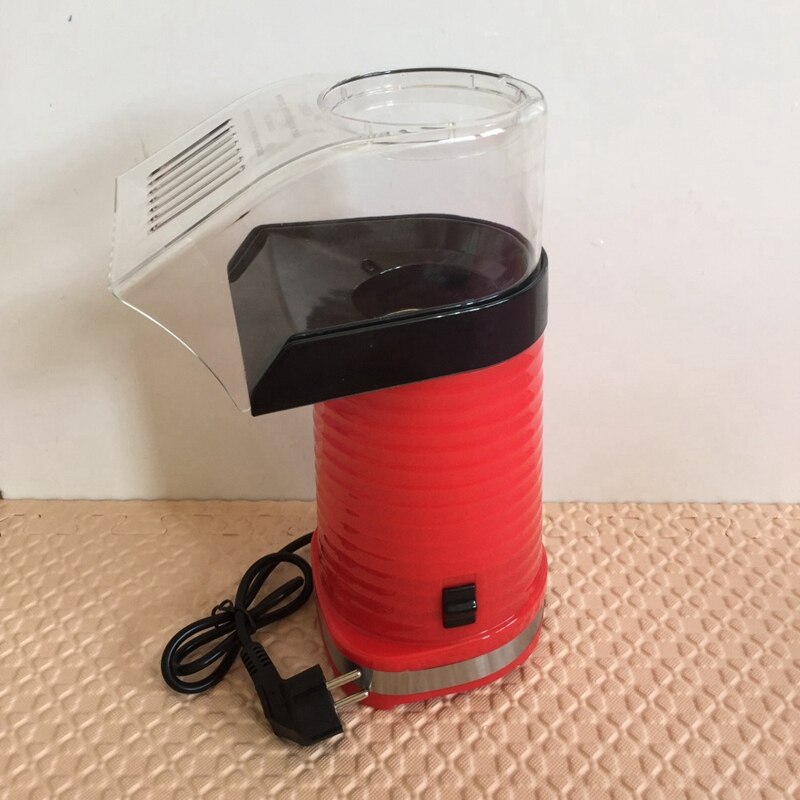 Corn Popcorn Maker Household Automatic Mini Air Popcorn Making Machine Diy Corn Popper Christmas Children , Eu Plug