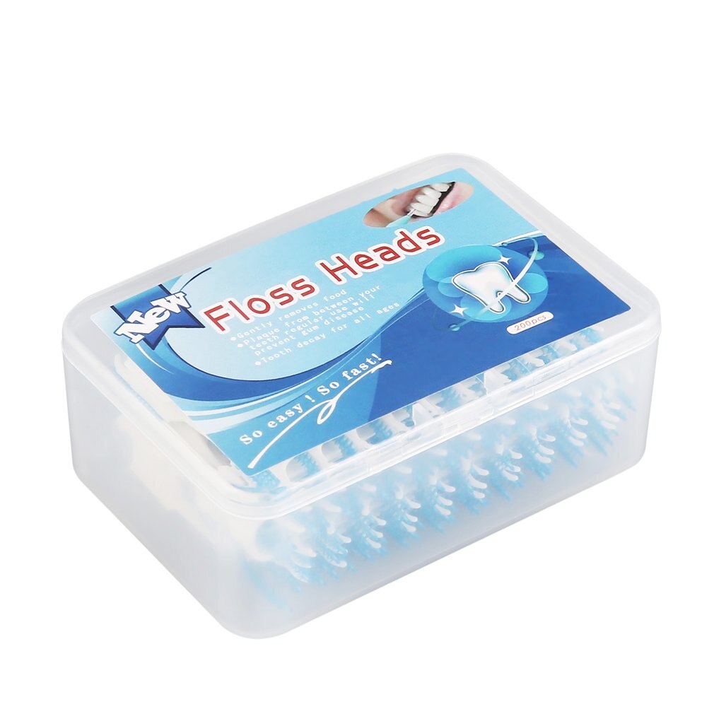 200 st/kartong mjuk interdentalborste silikon för engångsbruk tandtrådsborste tänder sticka tandpetare munvård tandtrådsrengöringsborste