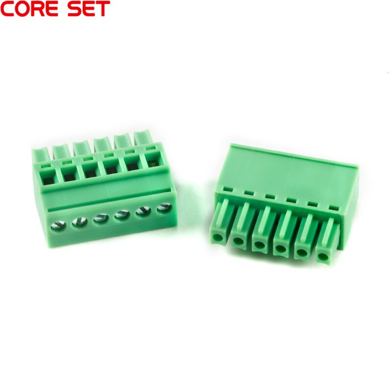 5Pcs KF2EDGKB PCB Vertical Connector Plug-in Terminal Pitch 3.81MM Connector 2/3/4/5/6/8P Terminal Block 300V 8A Pluggable