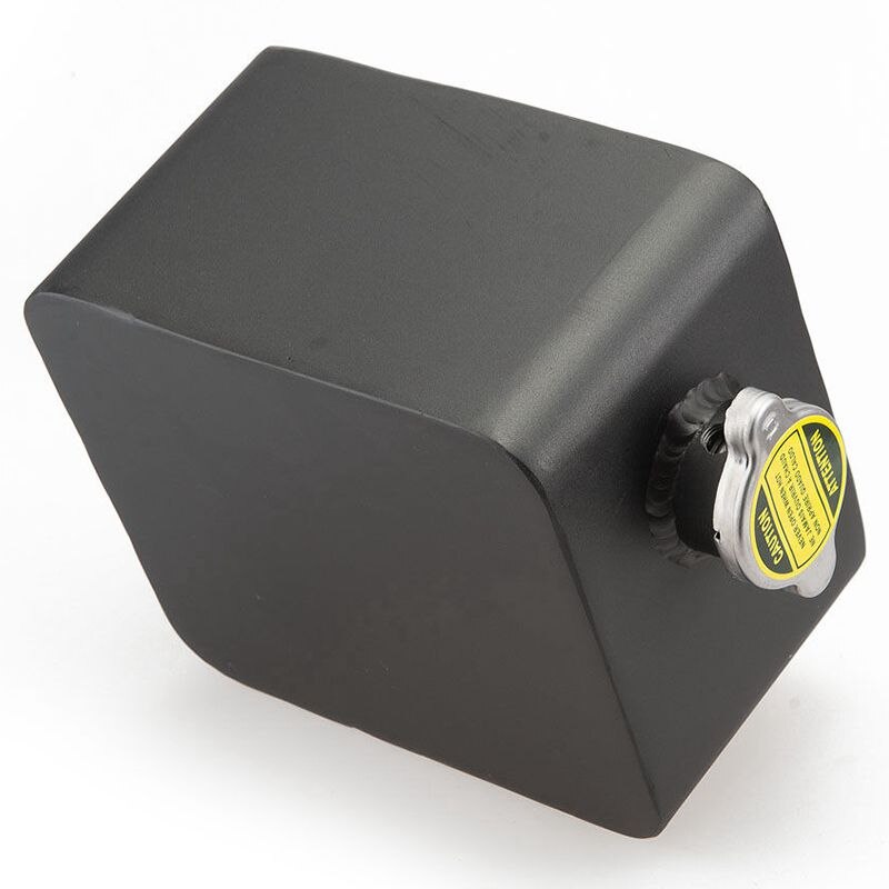 Universal 2.5L Litre Polished Aluminium Alloy Header Expansion Water Tank with Cap