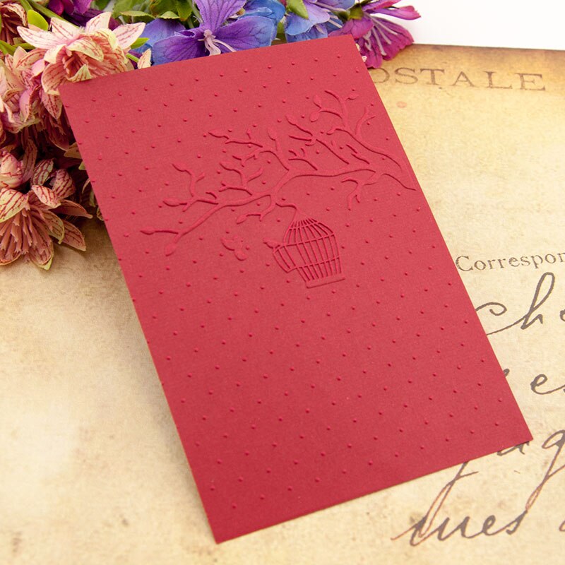 plastic plum tree template craft card making paper card album wedding decoration scrapbooking Embossing folders