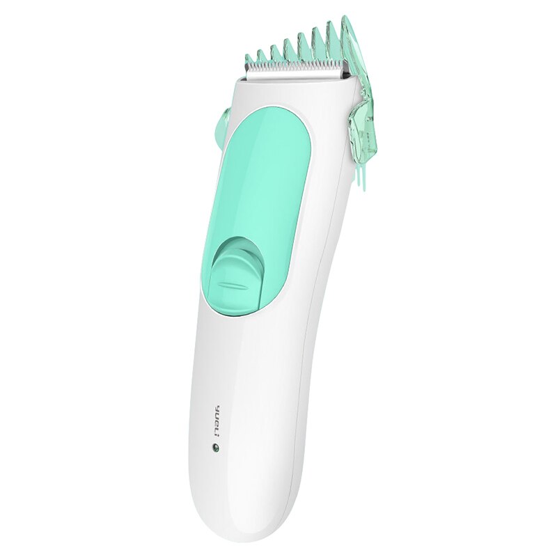 Youpin Electric Hair Clipper Multi-Protection Children Electric Hair Clipper LED Indicator High Hardness Wear-Resistant: Light Aquamarine