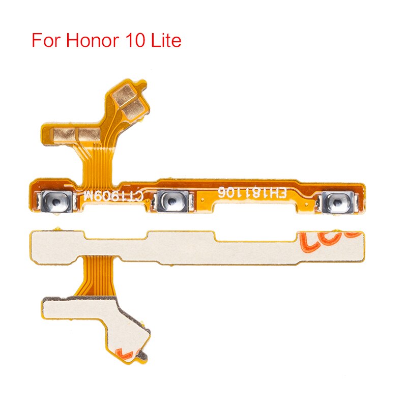 1pcs de Flex para Huawei Honor 9 10 Lite volumen abajo botón en el lateral clave cinta Flex Cable