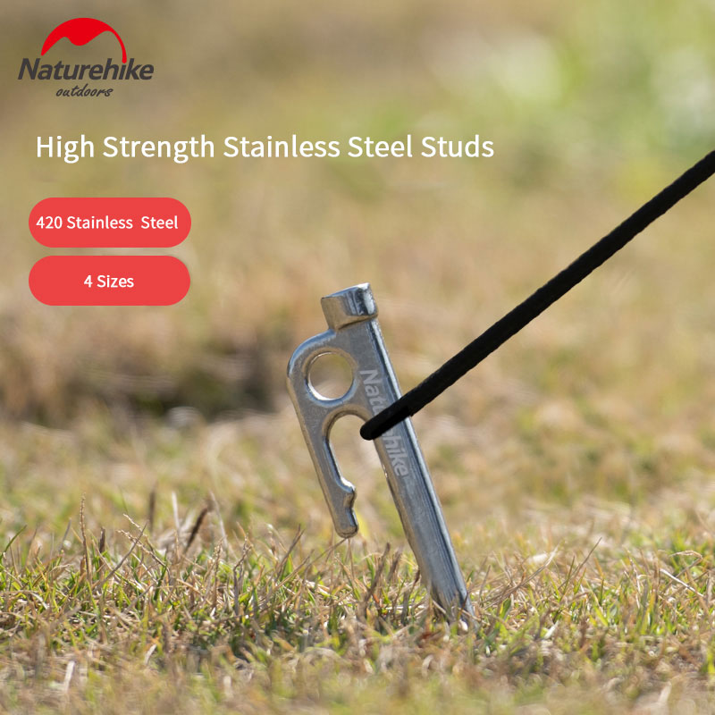 Naturehike high strength stainless steel studs, 420 stainless steel tent accessories, anti-fall