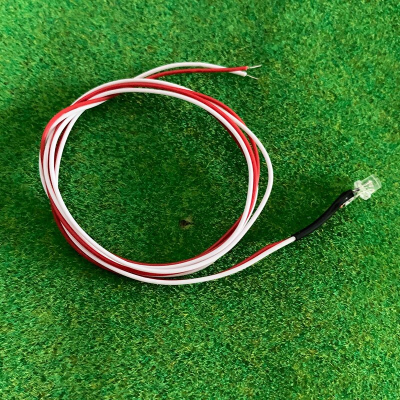 Pre-wired 3V SMD LED Warm White, 50cm wires pre soldered,model cars/trains/railway/railroad/starship lighting and electronic