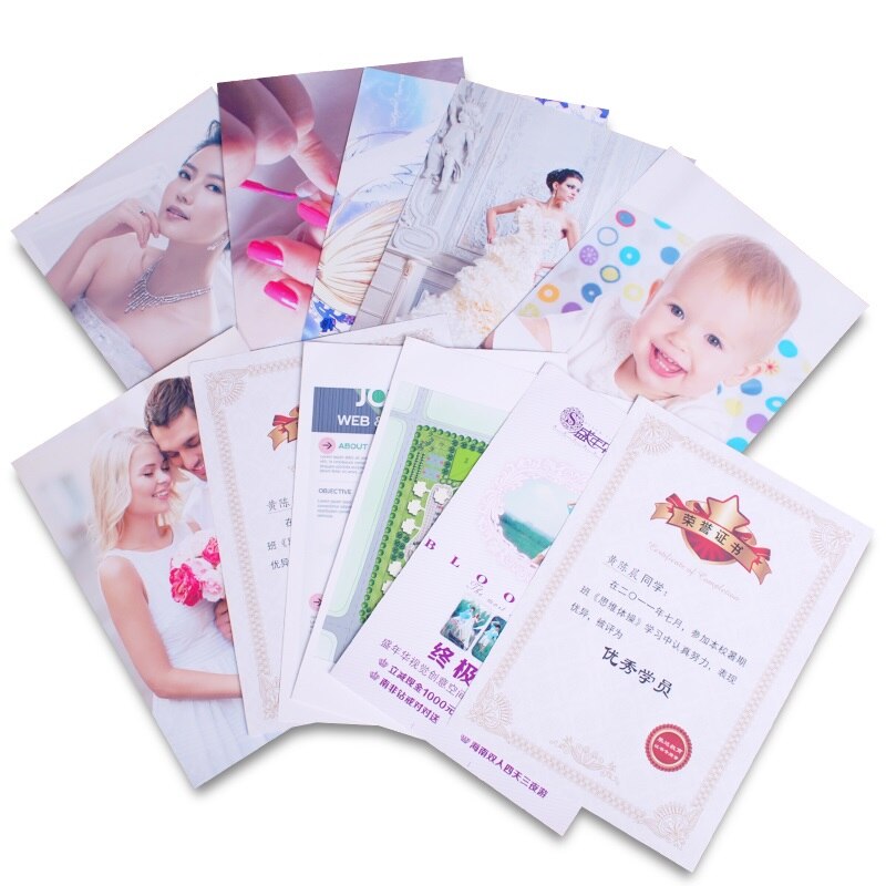 100 Sheets/package 108g A4 Single-sided Matt Photo Paper for Color Inkjet Printer Photo Paper Printing Paper Leaflet Printer