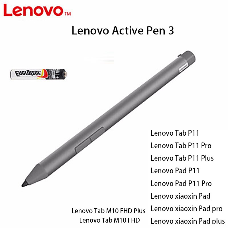 Active pen aaaa til lenovo tab  p11 yoga tab 11 tab  p11 pro tb -j706f tab  k11 k10 m10 fhd stylus aes 2.0 wgp lenovo active pen 3