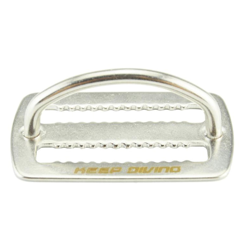 Cintura per pesi da immersione in acciaio inossidabile scivolo custode anello a D cinghia imbracatura fermo per cintura tappo accessori per apicoltura nuovo