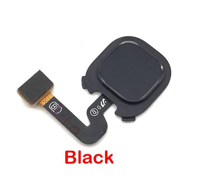 Für Samsung Galaxis A9 A9s A9 Profi A9200 A920 A920F Heimat Taste Teile Fingerabdruck Sensor Rückkehr Funktionen: Schwarz