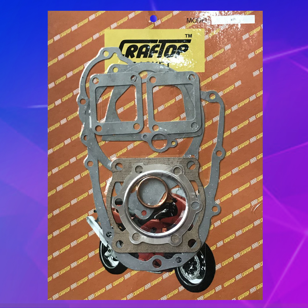 Cubiertas del cárter de la motocicleta, juego de juntas de cilindro para Suzuki DT175 DT 175 DT175K 1978-1981