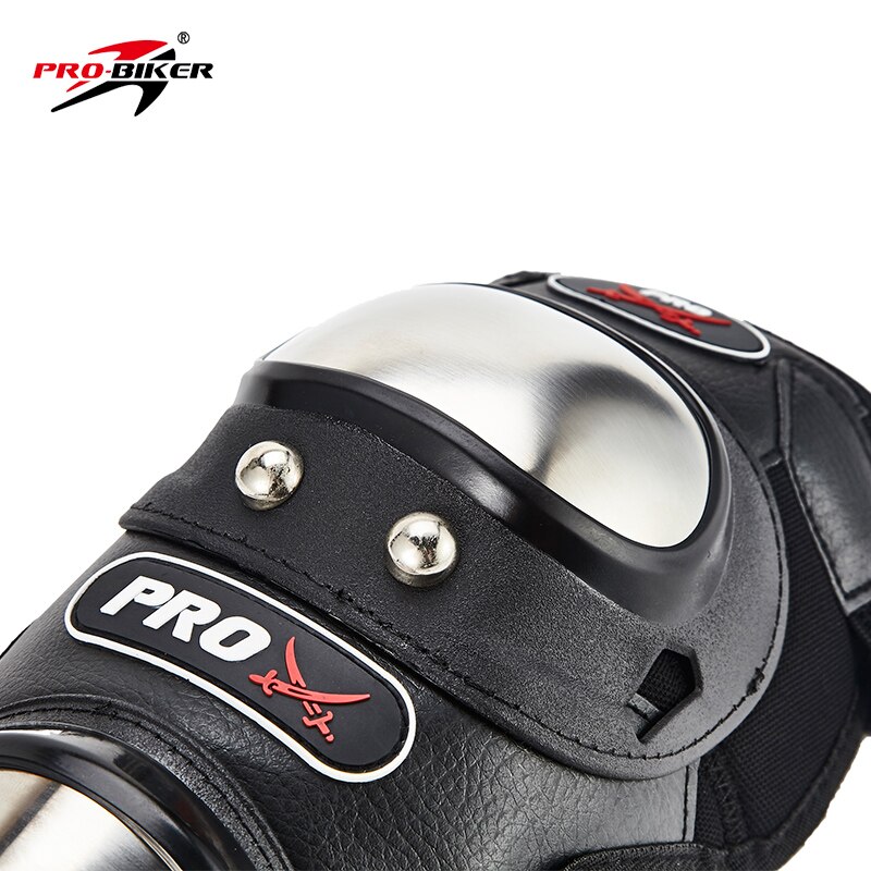 Riding Tribe Outdoor Racing Stainless Steel Motorcycle Protective Knee Pad Elbow Pad Motocross Protect Guards Lightweight HX-P15