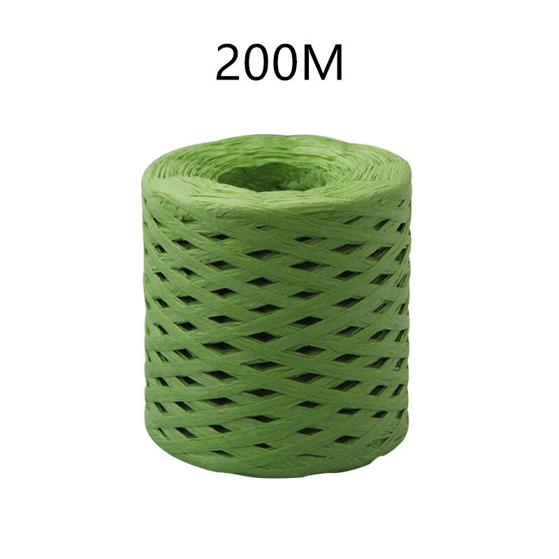80m/200m/ rullan värinen paperiköysi raffia nauha koristenauhat karkkipakkaus scrapbooking askartelunauha hääjuhlasisustus: B -3