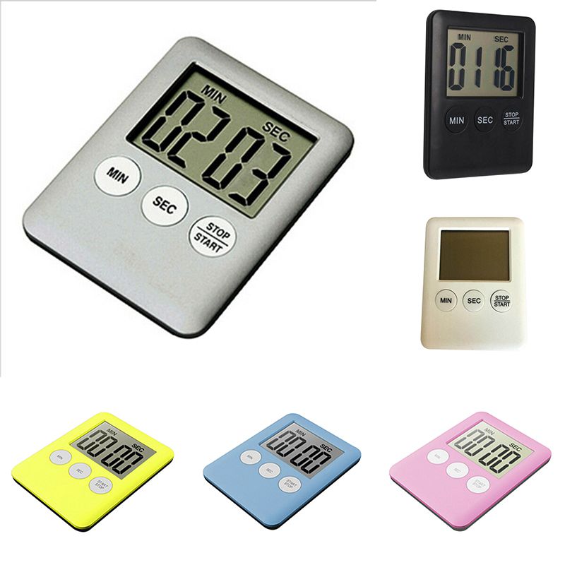 High Precise Digital Wall Clock Bathroom Kitchen Waterproof Shower Timer