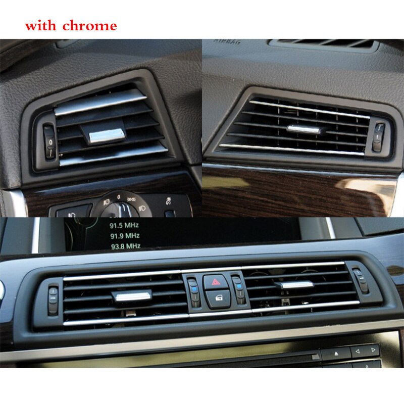 1Pcs Voor Bmw F10 F11 F18 Auto Achter Console Center Gril Dash Ac Air Heater Vent Cover 520 523 525 528 Linksgestuurde Lhd