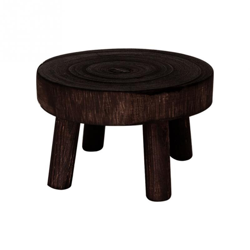 Soporte de madera para bonsái, estante para jardín, Base, maceta, decoración para el hogar, soporte de plantas de exhibición para interior y exterior: 2 L