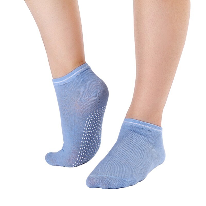 Women Fitness Cotton Socks Slipper Breath Non Slip Massage Pilates Socks Colors