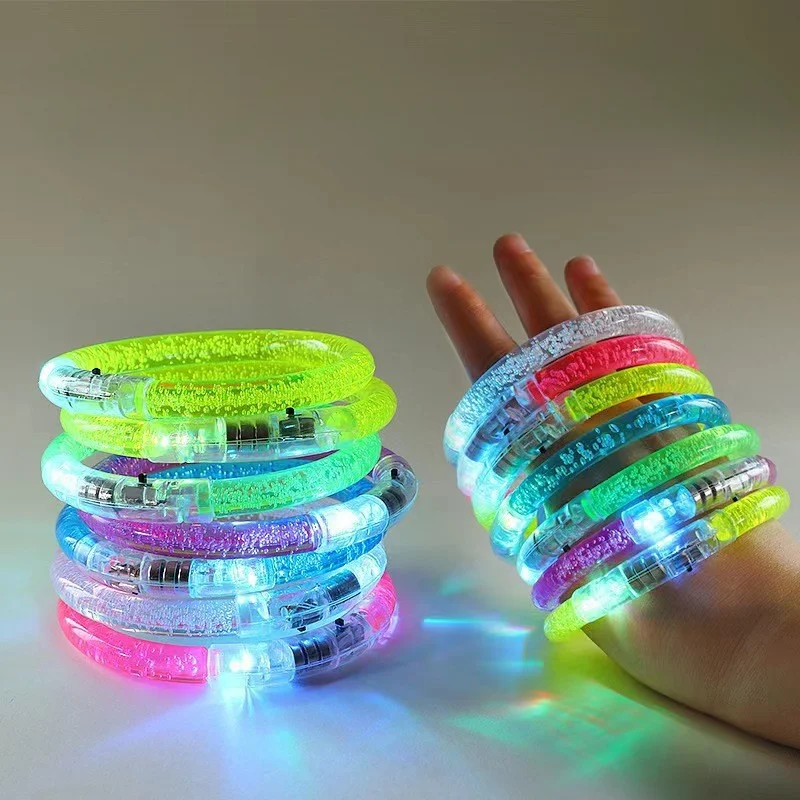 Halloween Luminous Bracelets Bubble Glow-in-the-dark Bracelets Party Music Festival Atmosphere Party Party Supplies