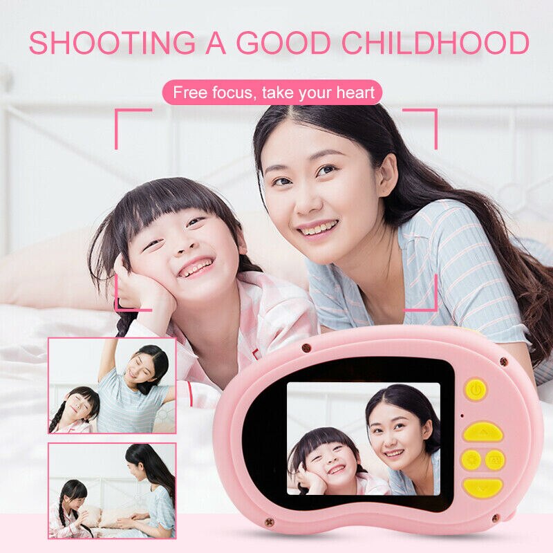 X8 Children Camera Cartoon Digital Mini Video Camera Motion Camera Toy Photography 2.0" HD Screen For Christmas Birthday