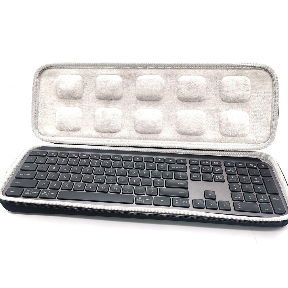 Harte Tastatur Lagerung tragen Fall Wasserdicht EVA Schutz Tasche Fällen Für Logitech MX Schlüssel Erweiterte Drahtlose Tastatur