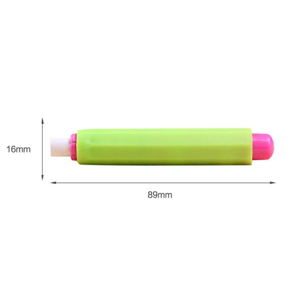 5PCs Non-Toxic Chalk Holder Not Dirty Hands Chalk Extension Clip Colorful Educational Stationery for Teacher Children Randomly