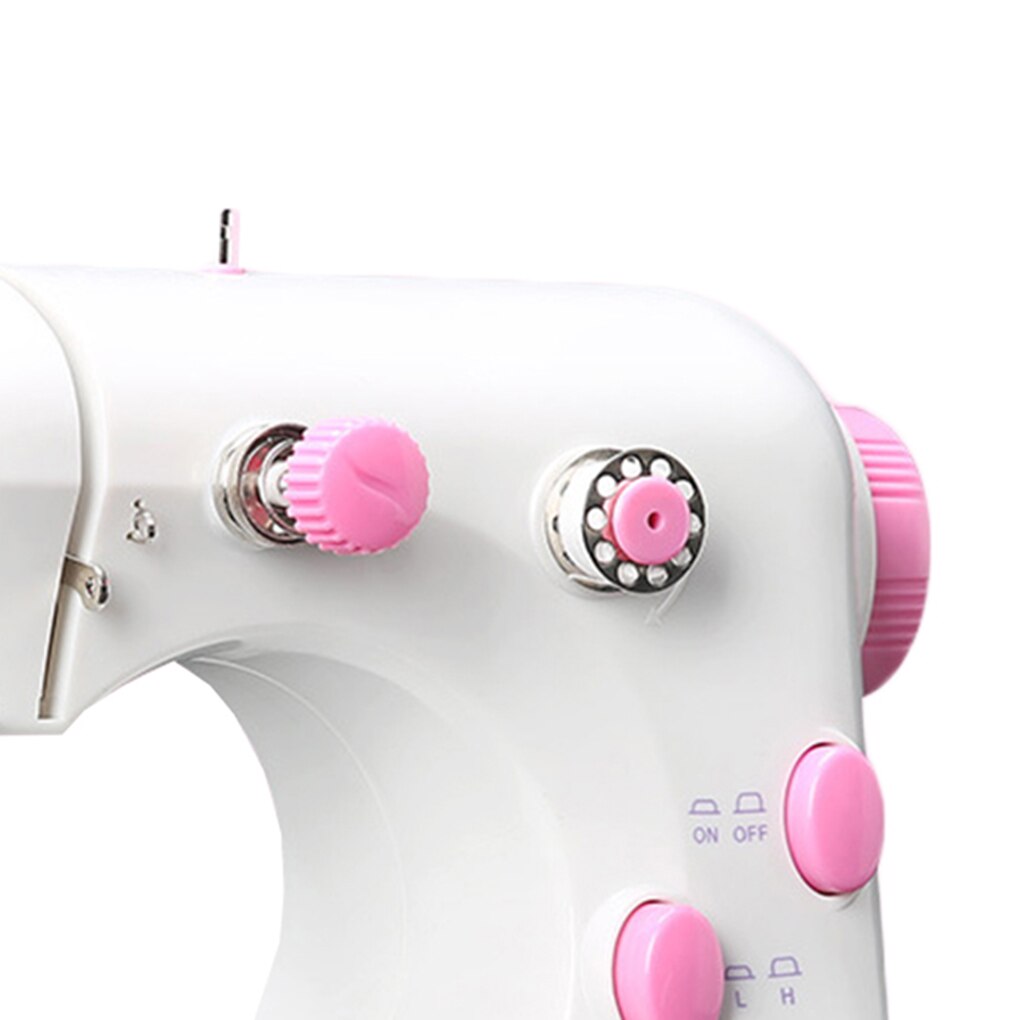 Mini Electric Sewing Machine Portable Household Sewing Machine Beginner Tailors Crafting Mending Machine EU Plug/US Plug