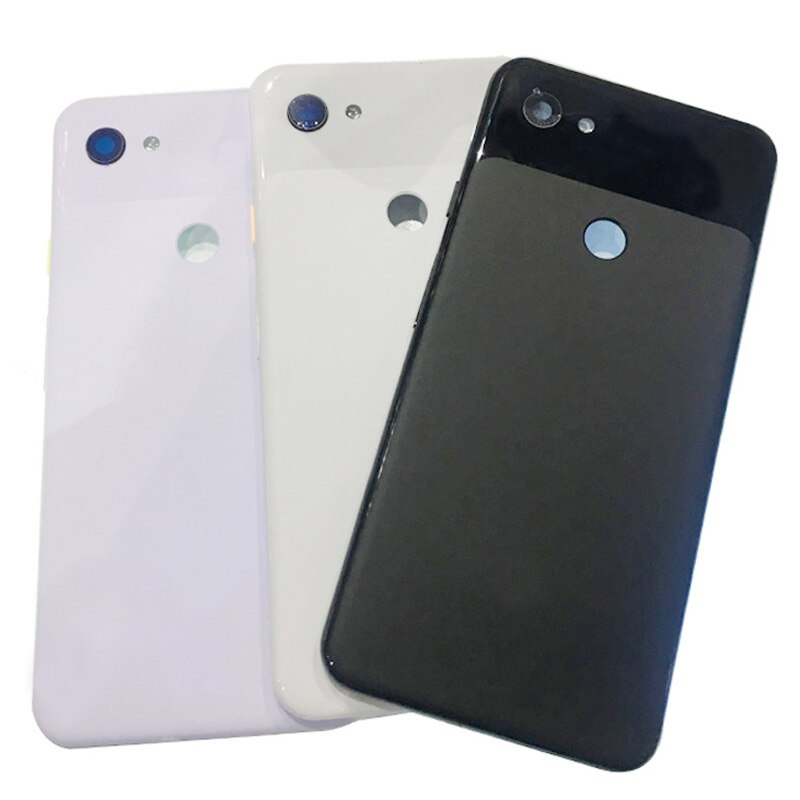 Coperchio della batteria alloggiamento dello sportello del pannello di vetro posteriore per Google Pixel 3A 3A XL coperchio posteriore con parti di ricambio del Logo del telaio della fotocamera